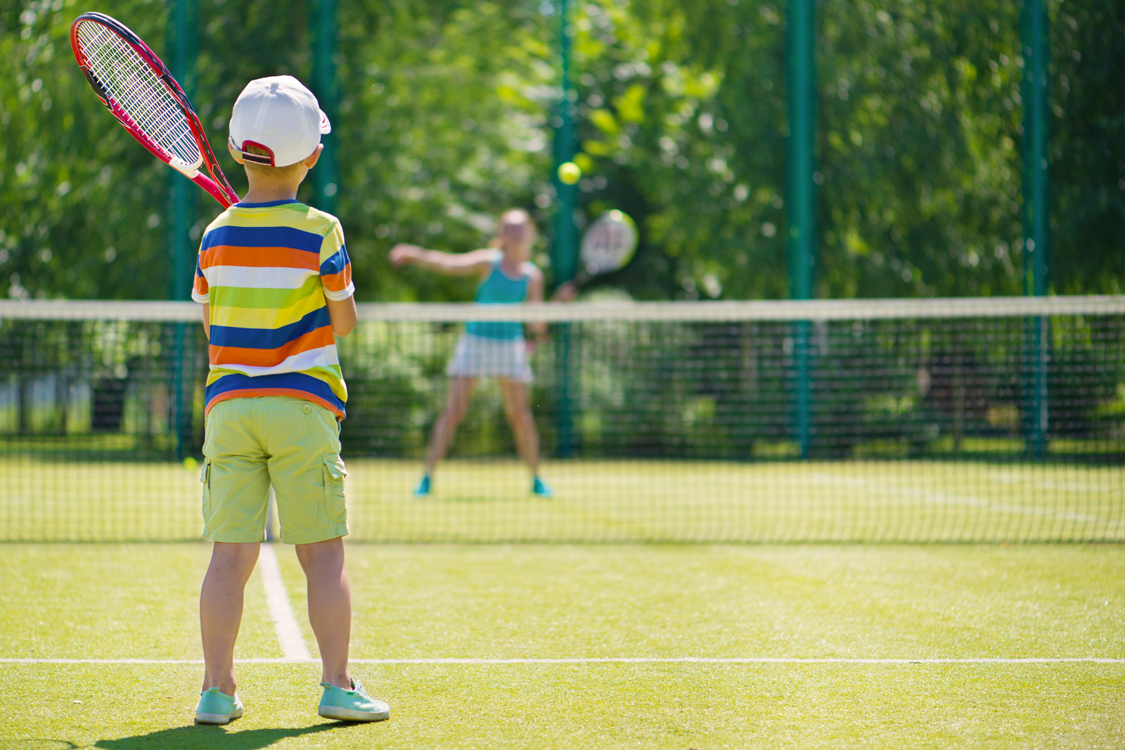 kids tennis training