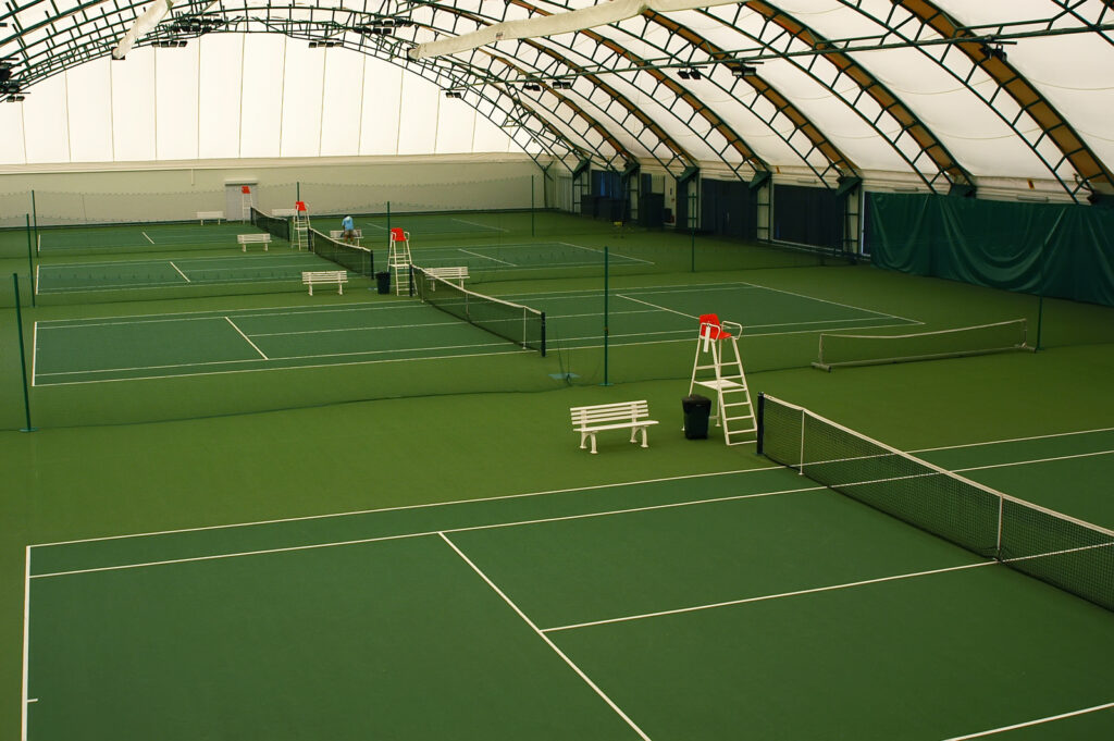 Indoor tennis court in singapore